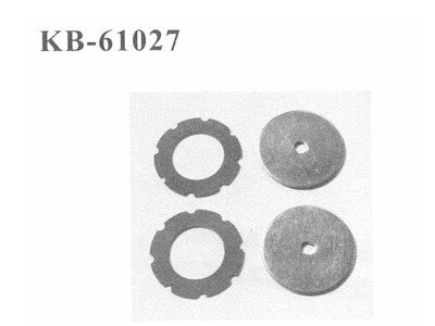 KB-61027 Backplate inkl.  Pad für Rutschkupplung