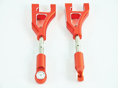 054006 Querlenker hinten oben Aluminium orange 2 Stück