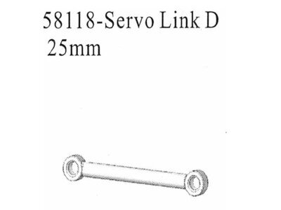 58118 Servostange 25mm