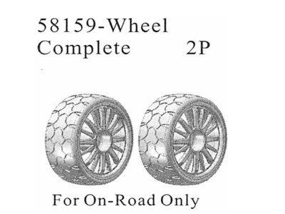 58159 Kompletträder 2 Stück