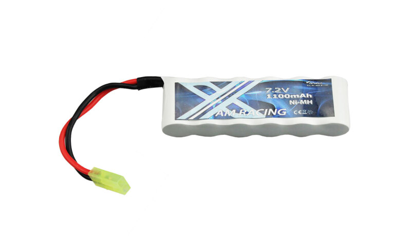 NIMH Akku 7,2V 1100mAh Mini Tamiya Stecker