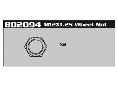 BD2094 M12*1.25 Wheel Nut Radmutter