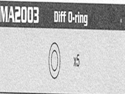 MA2003 Diff O-Ring Raptor