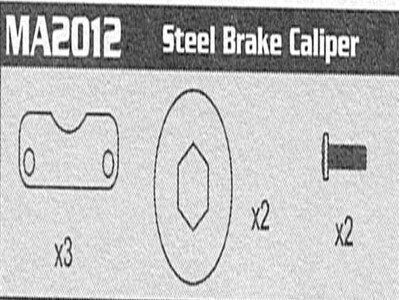MA2012 Steel Brake Caliper Raptor