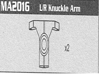 MA2016 L/R Knuckle Arm Raptor