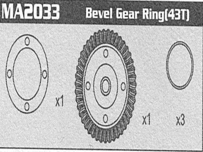 MA2033 Bevel Gear Set Raptor