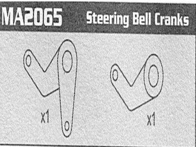 MA2065 Steering Bell Cranks Raptor