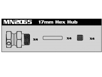MN2065 17mm Hex Hub