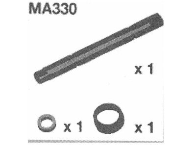 MA330 Welle vorne AM10SC