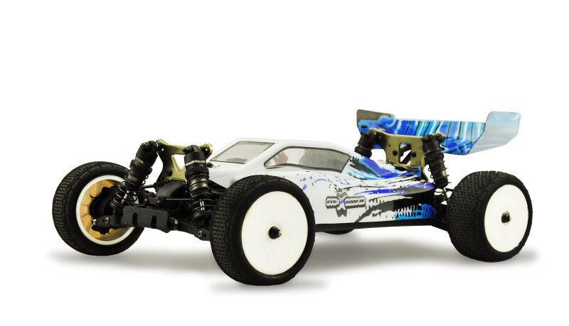 EVO-X 6000 BL 4WD 1:10, blue 6000KV brushless,60A, 2S Combo