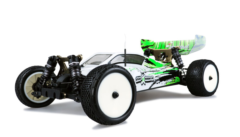 EVO-X 6000 BL 4WD 1:10 - grün 6000KV brushless,60A, 2S Combo