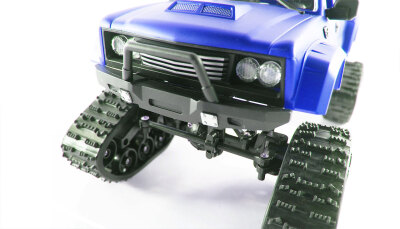 Pickup Truck mit Rädern & Ketten 4WD 1:16 blau