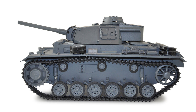 Panzer III Metall lackiert 1:16, BB, True Sound, 2,4GHz