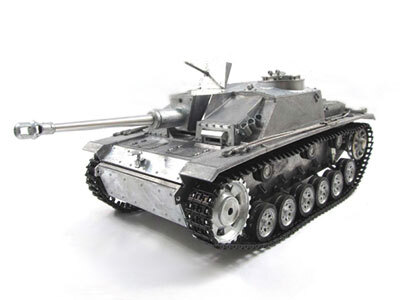 Panzer Sturmgeschütz III Metall 1:16, IR, True Sound, 2,4GHz