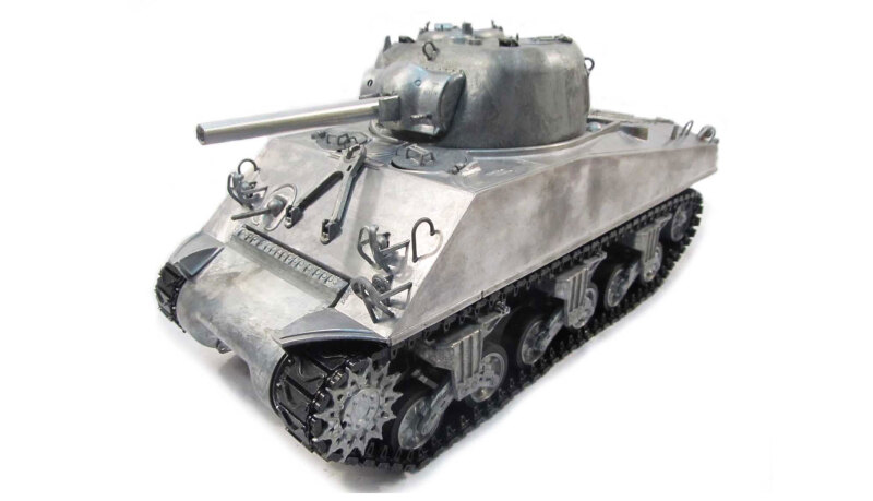 Panzer M4A3 Sherman Metall 1:16, IR, True Sound, 2,4GHz