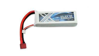 LiPo Akku 3S 11,1V 2200mAh 40C Softcase, DEANS