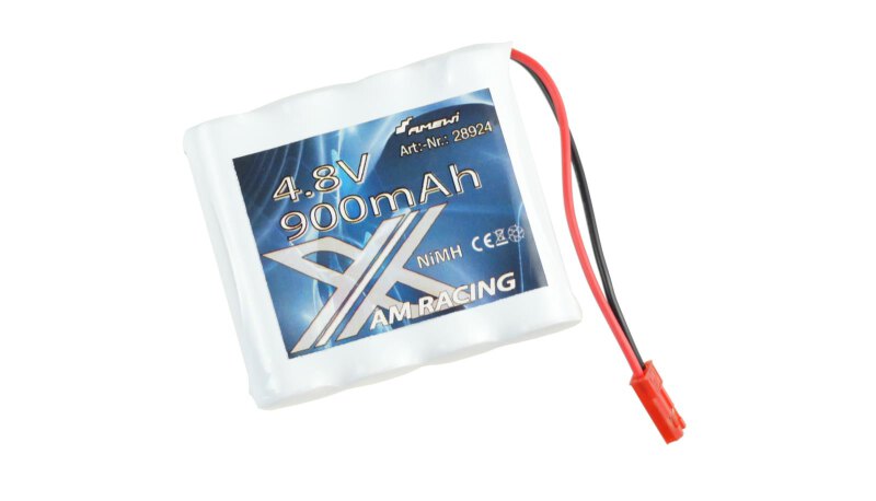 Ni-MH Akku 4.8V 900mAh AMX RACING, BEC/JST Stecker