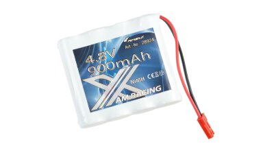 Ni-MH Akku 4.8V 900mAh AMX RACING, BEC/JST Stecker