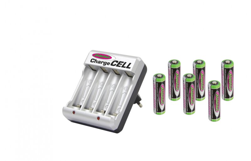 Ladegerät Charge Cell inkl. VE6 AA 1,2V