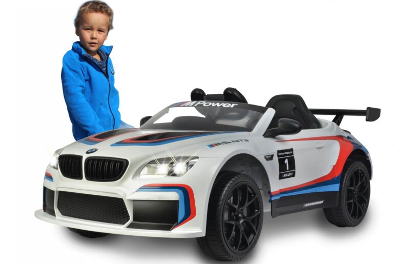 Ride-on BMW M6 GT3 weiß