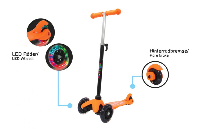 KickLight Scooter orange