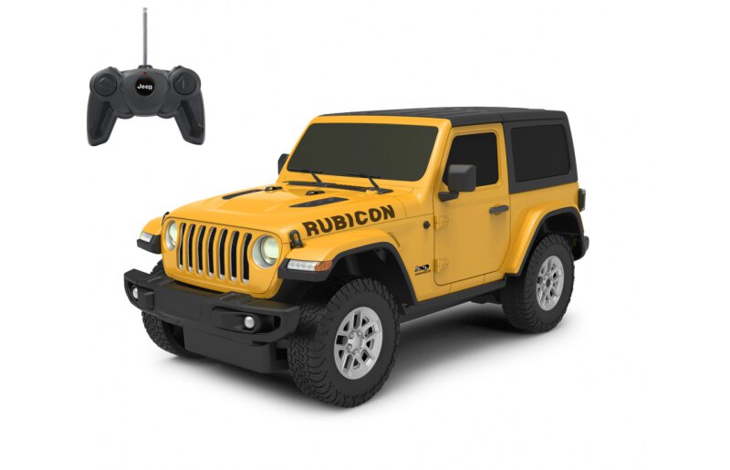 Jeep Wrangler JL 1:24 gelb 27MHz