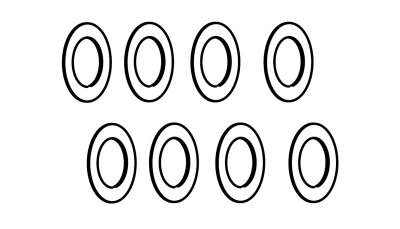 Shim Scheiben 8x5,1x0,2