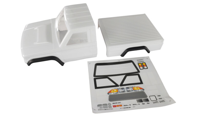 Pick-Up Crawler Karosserie 1:10 Polycarbonat weiß