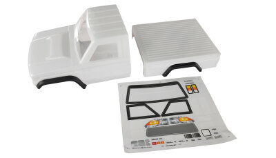 Pick-Up Crawler Karosserie 1:10 Polycarbonat weiß
