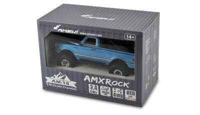AMXRock AM18 Scale Crawler Geländewagen 1:18 RTR blau