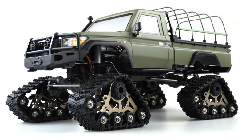 AMXRock RCX10BTS Scale Crawler Pick-Up 1:10, RTR Militär grün