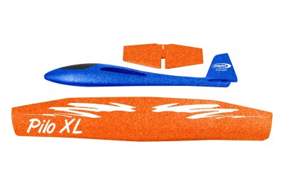 Pilo XL Schaumwurfgleiter EPP Tragfläche orange Rumpf blau