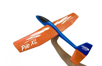 Pilo XL Schaumwurfgleiter EPP Tragfläche orange Rumpf blau