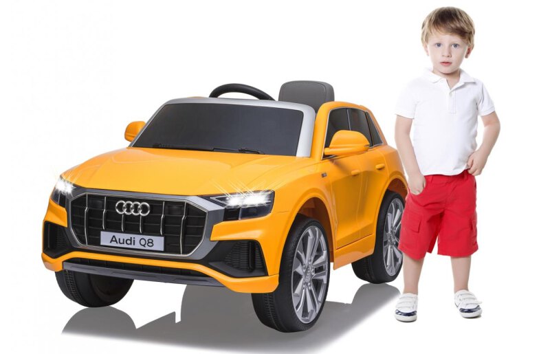 Ride-on Audi Q8 gelb 12V