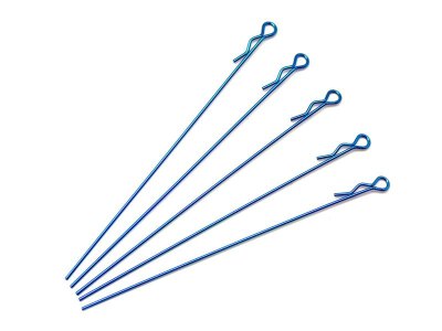 extra long body clip 1/10 - metallic blue (5)