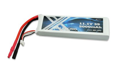 LiPo Akku 3S 11,1V 5000mAh 40C Softcase, 6mm Goldkontakt