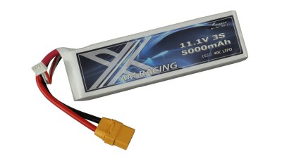 LiPo Akku 3S 11,1V 5000mAh 40C Softcase, XT90