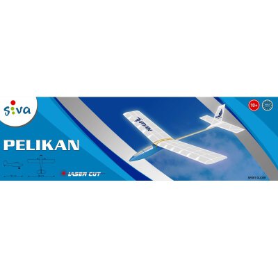 Pelikan Glider Holzbausatz 68cm Spannweite