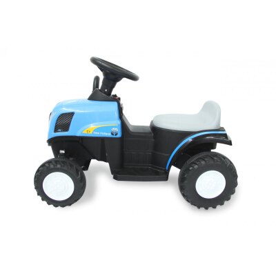 Ride-on Traktor New Holland mit Anhänger blau 6V