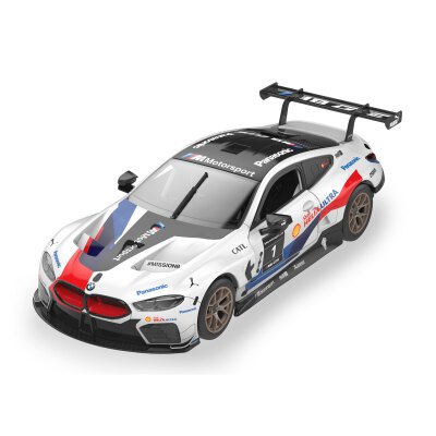 BMW M8 GTE 1:18 weiß 2,4GHz Bausatz