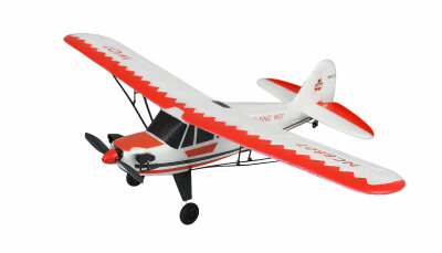 Piper J-3 Cup rot/weiß, 3-Kanal RTF, Gyro, Mode 2