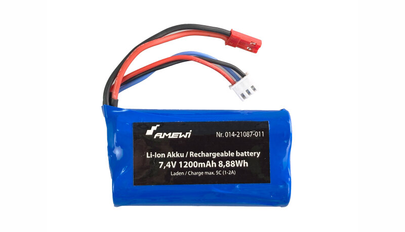 LiIon Akku 1200mAh mit BEC Stecker