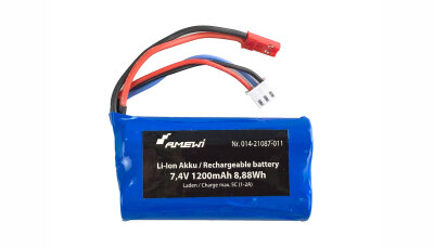 LiIon Akku 1200mAh mit BEC Stecker