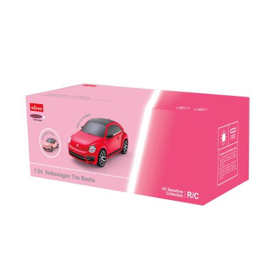 VW New Beetle 1:24 pink/rot 2,4GHz