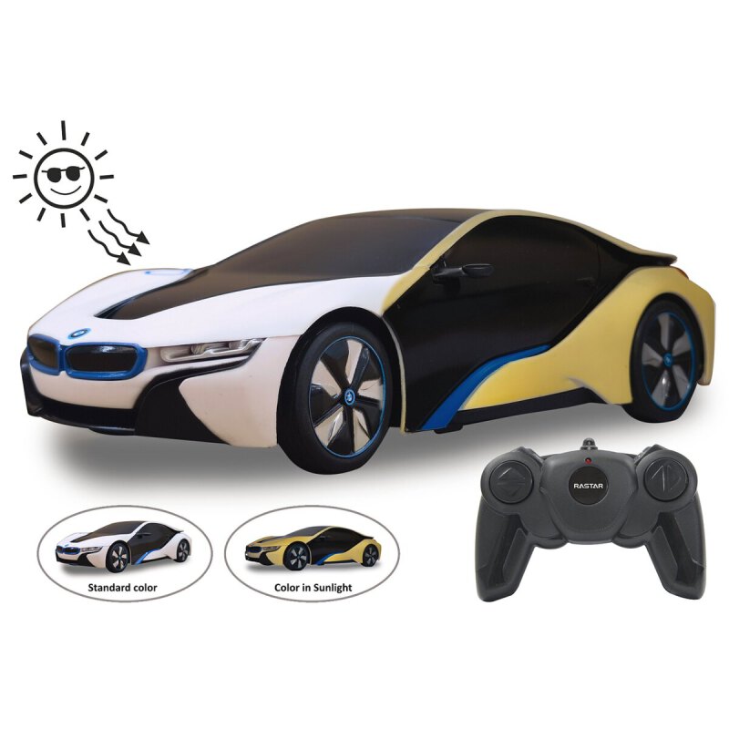 BMW I8 1:24 weiß/gelb 2,4GHz