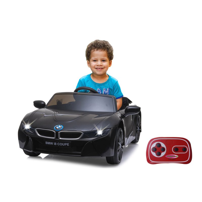 Ride-on BMW I8 Coupe schwarz 12V 2,4GHz