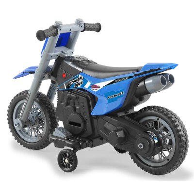 Ride-on Motorrad Power Bike blau 6V