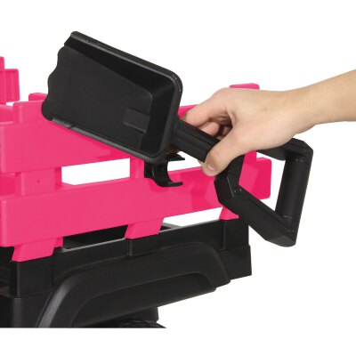 Ride-on Traktor Super Load mit Anhänger pink 12V