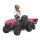 Ride-on Traktor Super Load mit Anhänger pink 12V