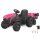 Ride-on Traktor Super Load mit Anhänger pink 12V